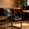 08e1b9538bc805a3dd04412ee3f74f89 Minimalist Metal Frame Arm Side Chair
