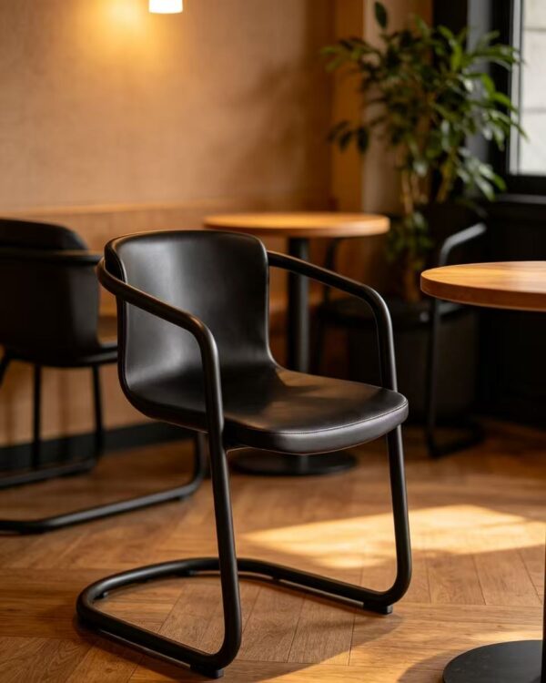 08e1b9538bc805a3dd04412ee3f74f89 Minimalist Metal Frame Arm Side Chair