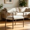 Vintage White Leisure Armchair