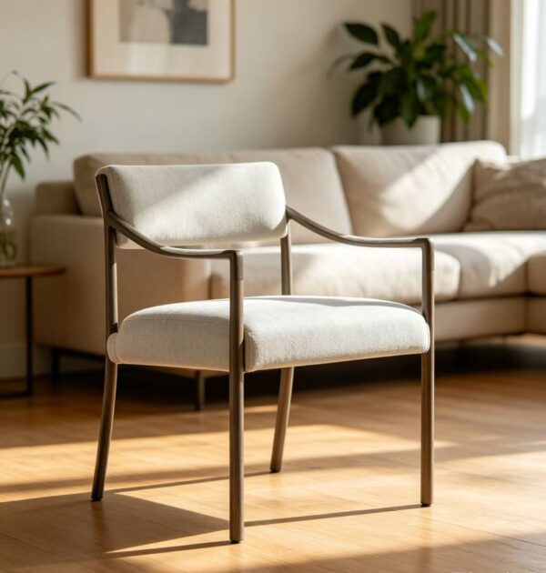 Vintage White Leisure Armchair