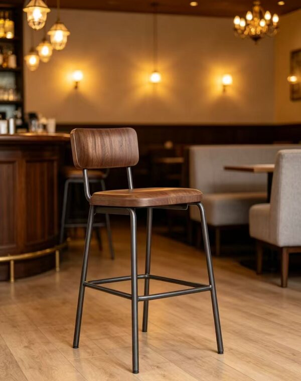 136a18ce4bd47b1b58a9dcd07f3dc29c Metal Frame Bar Stool