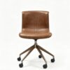 Retro Leather Office Swivel Chair