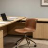 Retro Leather Office Swivel Chair