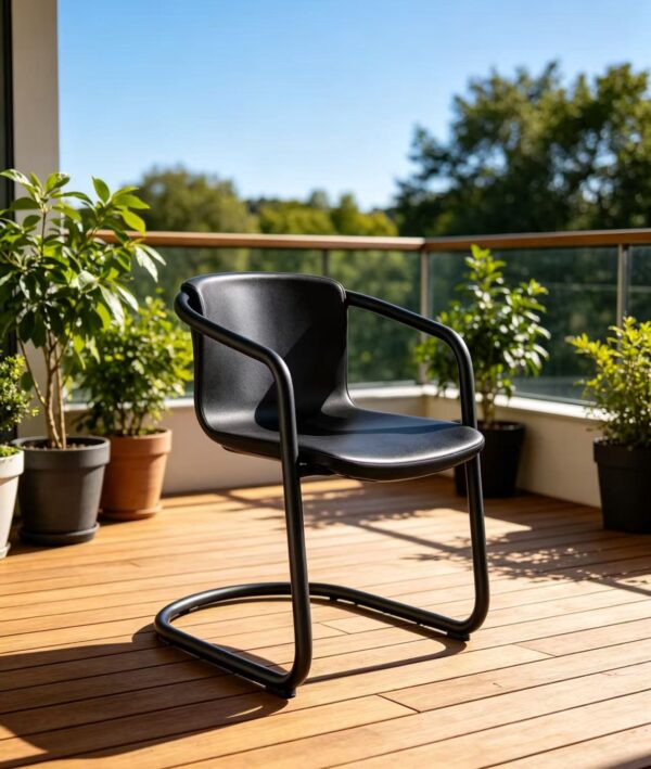 204e0125e6619dcedb8440cfab170c9f Minimalist Metal Frame Arm Side Chair