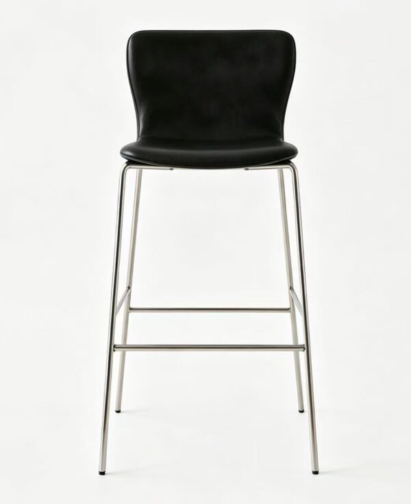 22ce394067c1961a0671a69ab1637b20 Gloss Leather Bar Stool