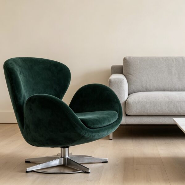 Modern Nordic Leather Sofa Chair