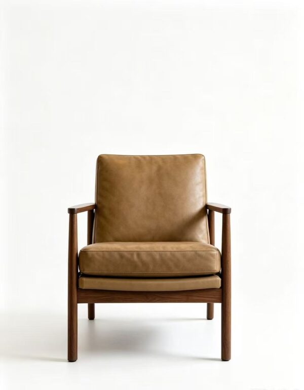 308f2d5b53f75b82a32d60688eba536d Solid Wood Frame Vintage Leather Lounge Chair