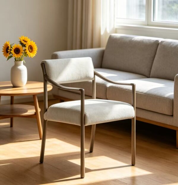 Vintage White Leisure Armchair