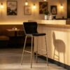 5d45ad3b99f9056e1cc89a0a4371ad59 Gloss Leather Bar Stool
