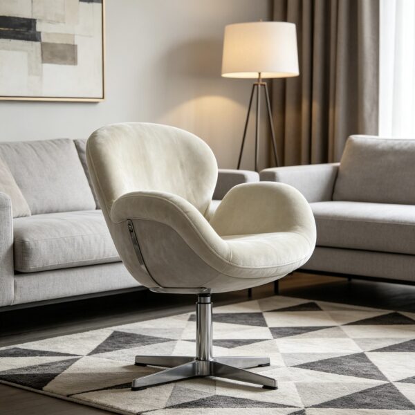 Industrial Aluminum Office Reception Chair