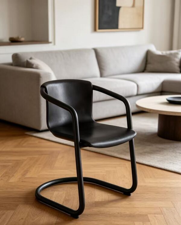 a85633218e9a65f635f8f3e4a3f1c76a Minimalist Metal Frame Arm Side Chair
