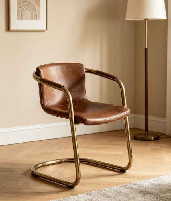 aa976ab3926804cd84e02291d0402f7e Minimalist Metal Frame Arm Side Chair