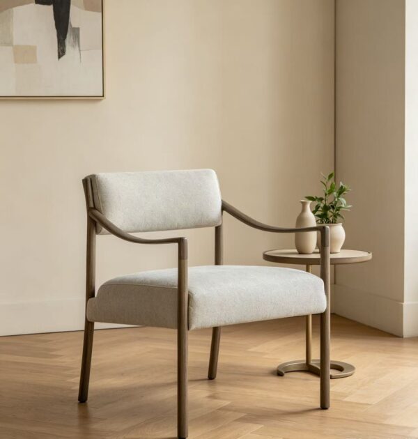Vintage White Leisure Armchair