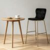 ce3659cdc45510beb65880c36f065f76 Gloss Leather Bar Stool
