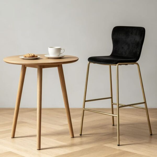 ce3659cdc45510beb65880c36f065f76 Gloss Leather Bar Stool