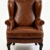 d88df6dde8e621fc467de08b7ae86b96 Vintage Brown Leather Wingback Armchair