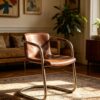 dcf6f569a2ff115aaa8d18ed50a1bab2 Minimalist Metal Frame Arm Side Chair