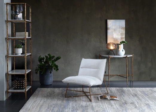 屏幕截图 2026-06-15 155735 White Fabric Leisure Chair