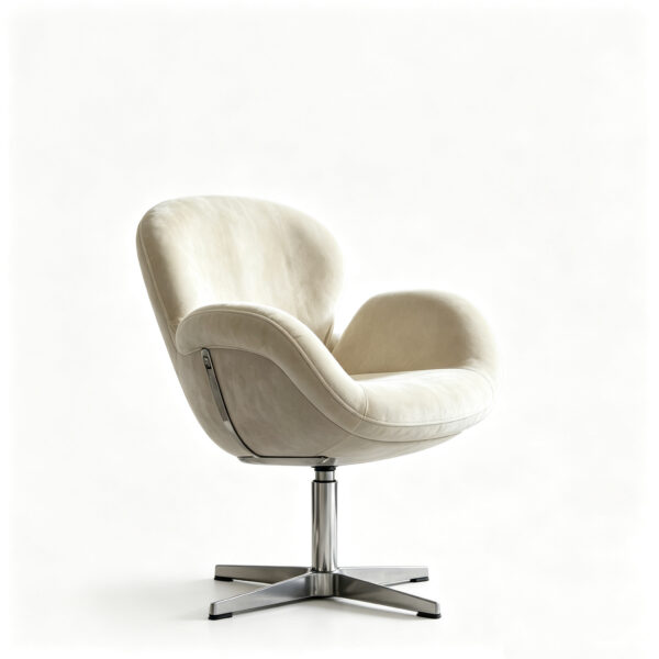 Industrial Aluminum Office Reception Chair