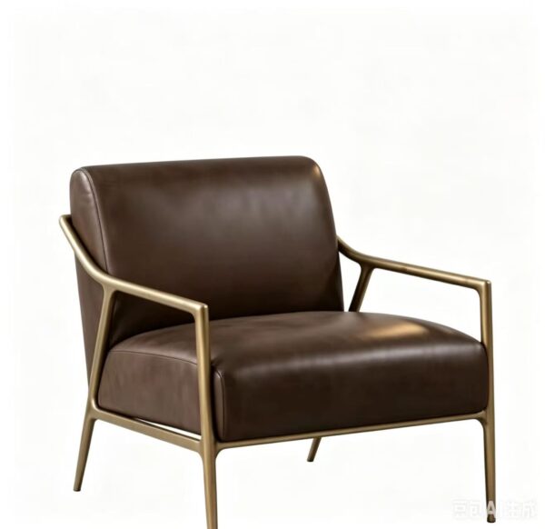 微信图片_20260612153047_237_4 Brown Vintage Backrest Leisure Chair