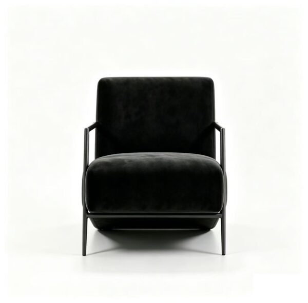 Velvet Vintage Accent Chair