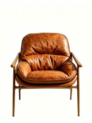 Vintage Copper Frame Armchair