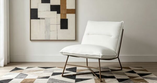 微信图片_20260615162755_274_4 White Fabric Leisure Chair