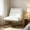 微信图片_20260615162800_275_4 White Fabric Leisure Chair