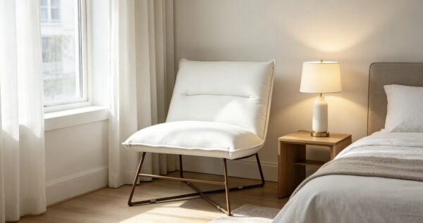 微信图片_20260615162800_275_4 White Fabric Leisure Chair