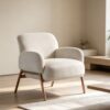 Elio Cream Velvet Chair