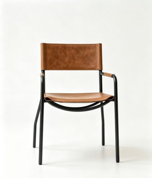 2d6754267d88375550b2e5688692fcc3 Vintage Top Grain Leather Dining Chair