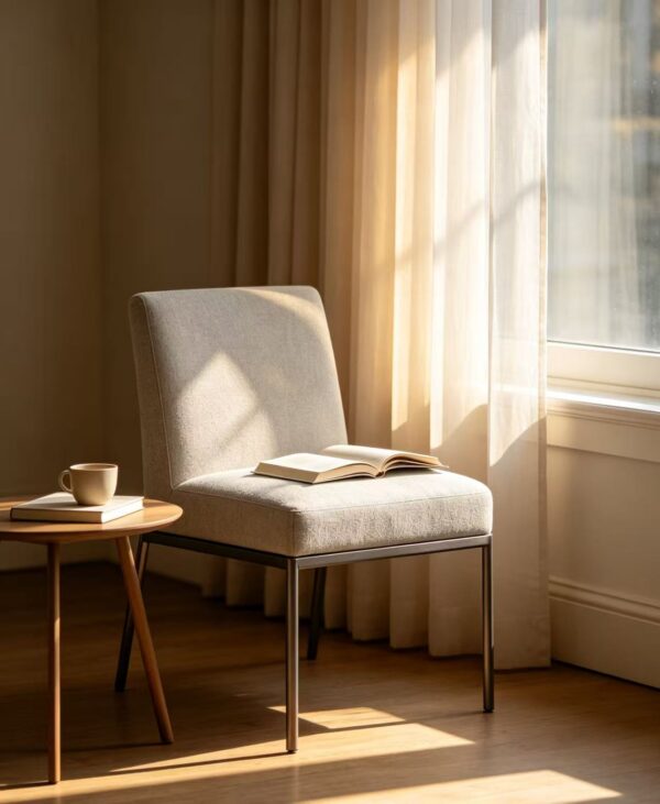Elegant Solid Iron Framework Chairs