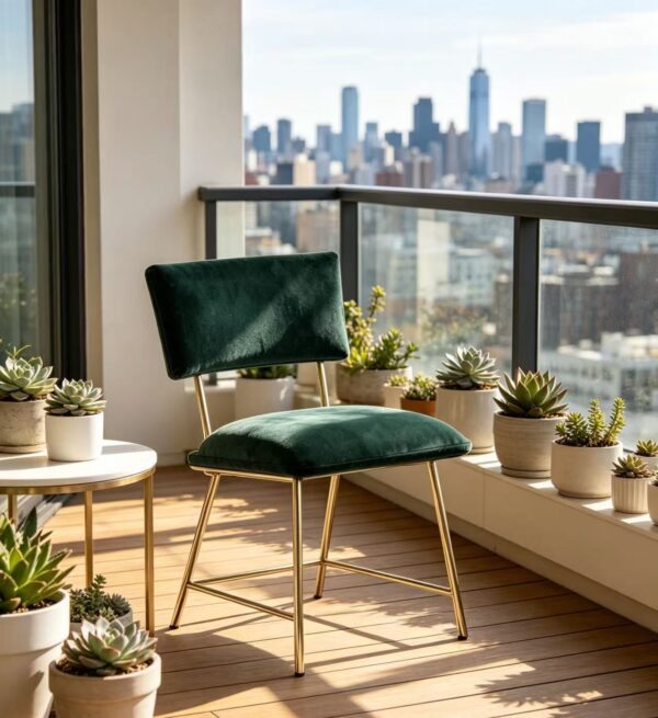 779208c6f9413afe2f9757269be14457 Emerald Velvet Dining Chair