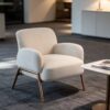 Elio Cream Velvet Chair