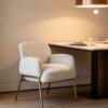 Elio Cream Velvet Chair