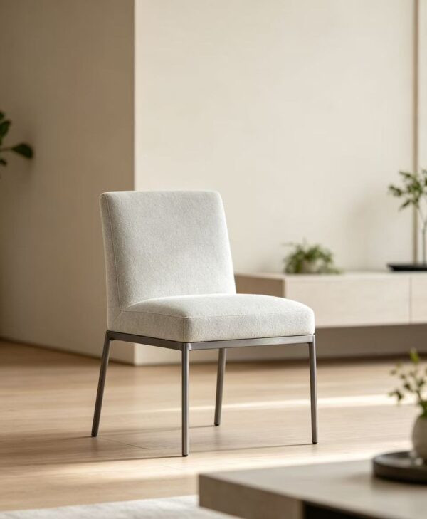 Elegant Solid Iron Framework Chairs