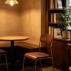 cb58945ee305a1c4bc3991d9fa31fa4c Minimalist Brown PU Leather Metal Frame Dining Chair