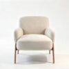 Elio Cream Velvet Chair