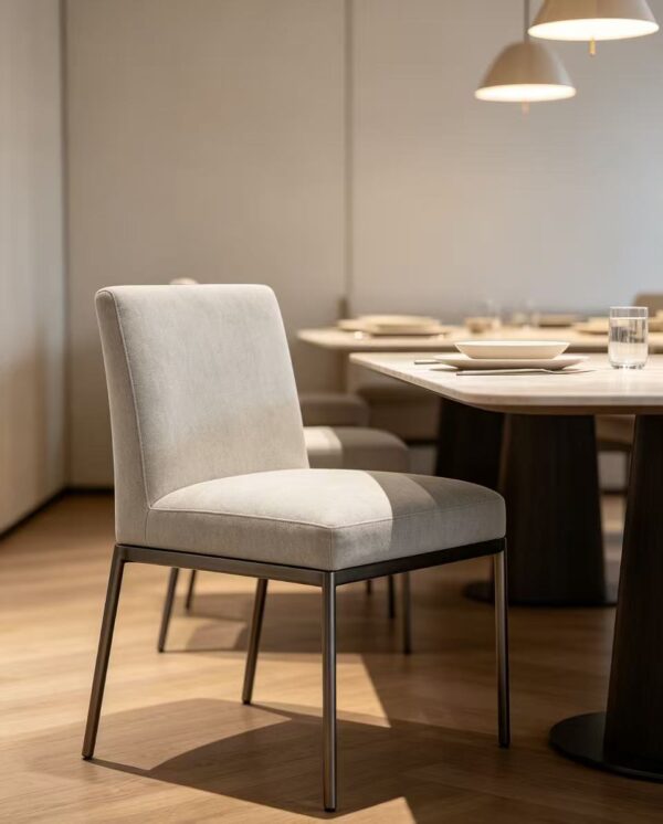 Elegant Solid Iron Framework Chairs