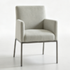 屏幕截图 2026-07-05 155819 Grey Fabric Upholstered Arm Chair