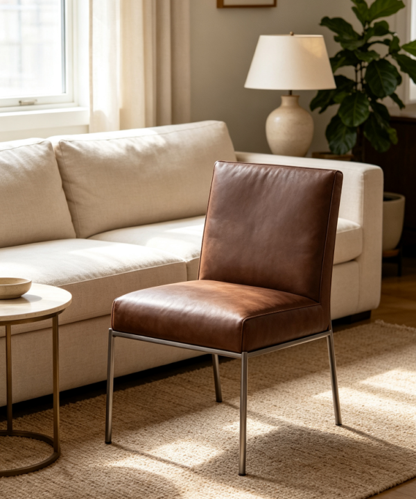 Vintage Cognac Leather Chair