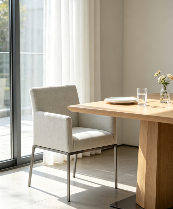 屏幕截图 2026-07-05 155908 Grey Fabric Upholstered Arm Chair