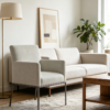 屏幕截图 2026-07-05 155915 Grey Fabric Upholstered Arm Chair