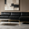 Metro L Leather Sectional