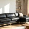 Metro L Leather Sectional