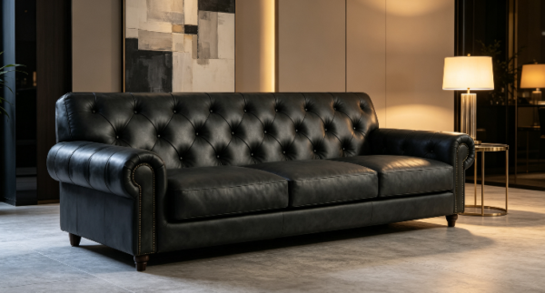 屏幕截图 2026-07-10 142405 Elegant Leather Chair with Rubberwood Legs