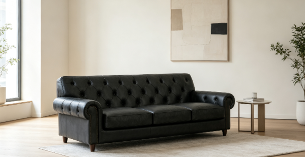 屏幕截图 2026-07-10 142412 Elegant Leather Chair with Rubberwood Legs