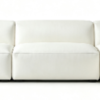 Elegant Fabric & Rubberwood Leg Design