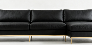 Metro L Leather Sectional