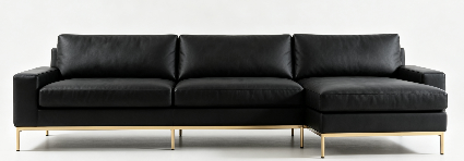 Metro L Leather Sectional
